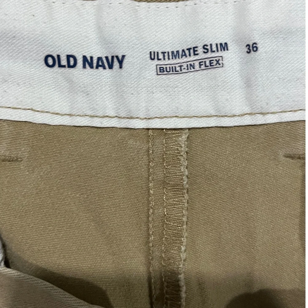 Old Navy Ultimate Slim Built-In Flex‎ Shorts Mens 36 Basswood Brown